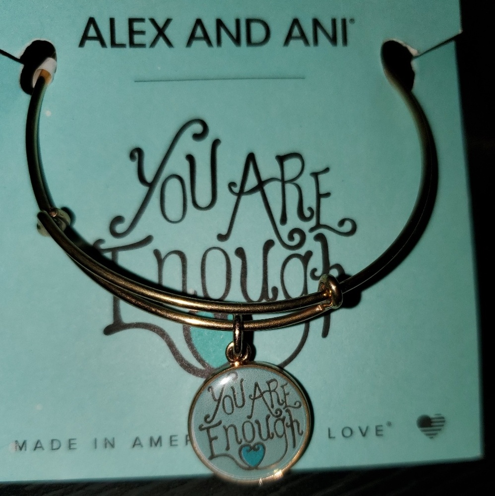 Alex and Ani You Are Enough bangle